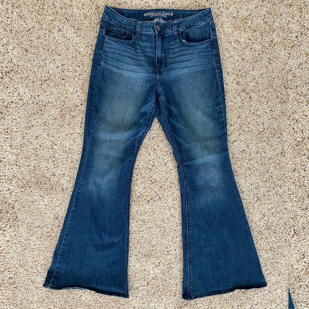 American Eagle Hi-Rise Artist Flare Jean